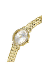 Guess Enchantment Analog Watch for Women, 32 mm Case Width, Gold Tone/Silver