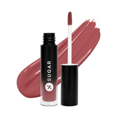 Sugar Cosmetics Mousse Lip Cream | 24+ Hour Wear | Creamy Mousse Lipstick | Waterproof & Smudge Proof | 5ml - 11 The Salmon