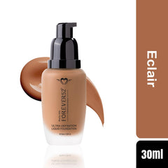 Daily Life Forever52 Ultra Definition Liquid Foundation (Eclair- 002, Dark Shade with Golden Undertone) Long Lasting Matte Full Coverage Flawless Weightless Creamy Foundation.