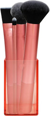 Makeup Skin Real Techniques Brushes Set, Professional, Eyeliner, Lipstick, Blush, Bronzer, Highlighter, Concealer Pack of 3