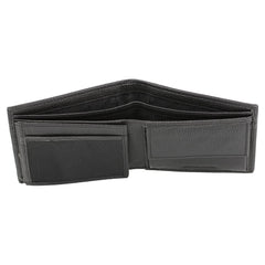 TITAN Men's Bifold Leather Wallet - Black