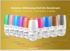 Beesline Arabian Oud Fragrance Whitening Roll-On Deodorant 50 ml, 2-Piece