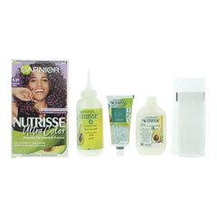 Garnier Nutrisse Ultra Color, Permanent Hair Dye, Intense Colour, For All Hair Types, 5.21 Intense Lilac