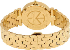 Mathey-Tissot Tarta Quartz Black Dial Ladies Watch D106PN - Yellow Gold-tone