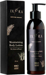 IXORA Moisturizing Body Lotion Enriched with Aloe Vera, Coconut Alkanes, Spearmint oil - GMO Free - Vegan Friendly