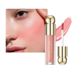 KANZA - Rose Cream Liquid Blush | Matte Finish Blush, Natural Dewy Cheek Tint | Soft Cream Face Blush Stick | Long-Wearing,Perfect Blending Liquid Blush Makeup for Cheeks|3.5g (#04 Apricot)