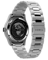 Timex TW2U99300 Waterbury Analogue Wrist Watch for Men, Silver