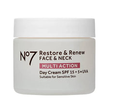 No7 Restore & Renew Face & Neck Multi Action Day Cream, SPF-15 +5 UVA - 50ml