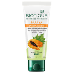 Biotique Bio Papaya Visibly Flawless Skin Face Wash Soft Scrub 100ML, Multi
