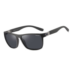 PUKCLAR Sunglasses for Men Polarized Lightweight TR90 Frame UV400 Spring Hinges Sunglasses