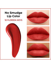 Insight Cosmetics No Smudge Lip Color |Matte Texture|12Hrs Waterproof|True Color|Smudge Proof |Paraben Free |100% Veg |Longwear, 4g(LG49-10)