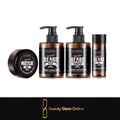 Renee Blanche H Zone Beard Shampoo, Wax, Oil and Balm Set