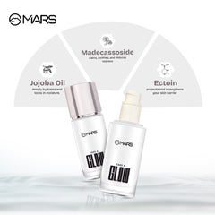 MARS Take A Glow Illuminating Primer + Strobe Cream 3 in 1 Formula Moisturiser, Face Primer & Highlighter Enriched with Jojoba Oil, Madecassoside & Ectoin 30ml 02 LIGHT BEAM