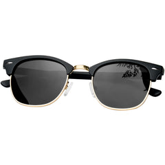 KANASTAL Polarized Horn Rimmed Sunglasses for Men and Women, Classic Half Frame Sun Glasses, Semi Rimless Shades for Womens 100% UV400 Protection Driving