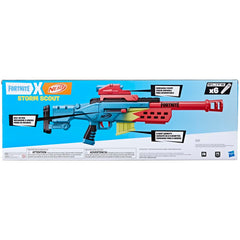 Nerf Fortnite Storm Scout Blaster, Removable Nerf Scope, 6-Dart Clip, 6 Elite Nerf Darts, Bolt Action, Nerf Blaster for Outdoor Games