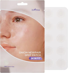 IsNtree Onion Newpair Spot Patch Skin Fit 15 patches (12mmx15ea) | Invisible matte patch | Blemish Care | Ultra-thin tapered edge