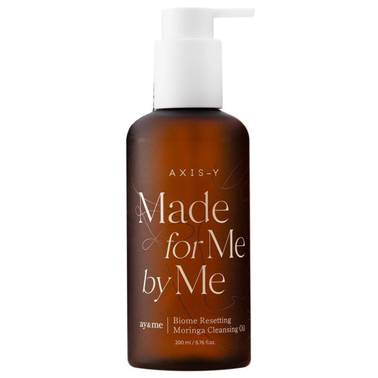 AXIS-Y Biome Resetting Moringa Cleansing Oil | 200ml / 6.76 fl. Oz. | Skin Purifying | Gentle Cleanser | Skin Barrier | Oil Cleanser