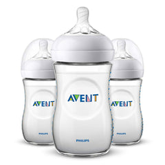 AVENT Philips Natural Feeding Bottle 260ml, Pack of 3