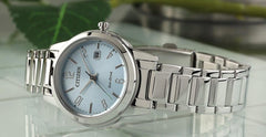 Citizen Women Analogue Eco-Drive Watch with Stainless Steel Strap FE1241-71L