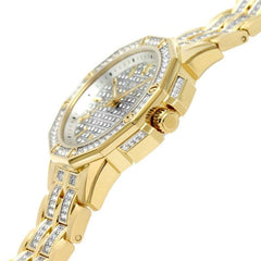 Bulova Women's Analogue Quartz Watch with Stainless Steel Strap 98L302 - Gold