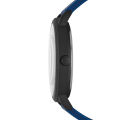 Skechers Men's Ardmore Quartz Metal and Silicone Casual Sports Watch - Ardmore Gunmetal, Blue