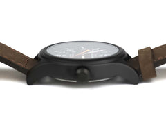 Timex Expedition Scout Nylon Strap Gents Watch - Brown Leather/Black
