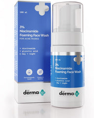 The Derma Co 3% Niacinamide Foaming Face Wash for Acne Marks - 100 ml