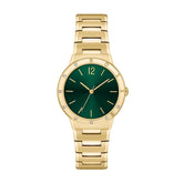 Hugo Boss BREATH Women's Watch, Analog - Gold / Green