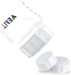 KPPTYTY Baby Bottle Lid Screw Lids Aka Travel Caps with Rewritable Sealing Disc Compatible with Avent Wide Mouth Bottles Baby Bottle Lid Cap Replace Natural Bottle Sealing Ring and Sealing Disc (8pcs)