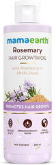 Mamaearth Rosemary Hair Growth Oil with Rosemary & Methi Dana for Promoting Hair Growth - 200 ml | Controls Hair Fall | Strengthens Hair | Stimulates New Hair Growth | Healthy Nourished Hair