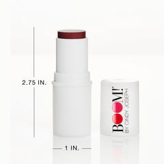 BOOM! by Cindy Joseph Cosmetics Boomstick Color - Lip & Cheek Tint Makeup Sticks for Older Women & Mature Skin - Cream Blush Stick for Cheeks & Lips