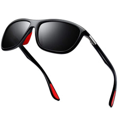 KANASTAL Polarized Sports Sunglasses for Men Women, Classic Square Sun Glasses Driving Cycling Outdoor Lightweight Shades for Womens 100% UV400 Protection