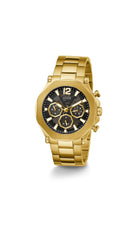 GUESS Gold-Tone Cut-Through Multifunction Watch