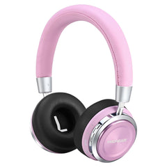 PROHEAR 010 Pro Kids Bluetooth Headphones, Wireless Active Noise Cancelling, 80H Playtime, Safe Volume 85dB, Hi-Fi Audio, Over-Ear, Built-in Mic for iPad/Tablet/Airplane - Pink