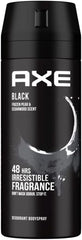 Axe Men Deodorant Body Spray for Long Lasting Odour Protection, Black, 48 hours Irresistible Fragrance, 150ml
