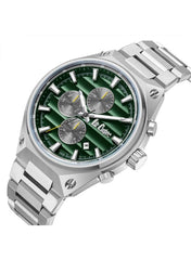 Lee Cooper Men's Watch, Multi Function Display and Metal Strap - LC08026.370, Silver