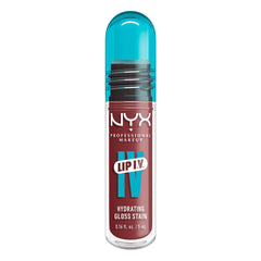 NYX Professional Makeup Lip IV Hydrating Gloss Stain, Lip Gloss, Up to 12HR Hydration, High Pigment, Wet Shine Finish, Hydra-Honey