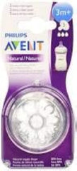 AVENT Philips Natural Nipple Medium Flow - 4 Pack