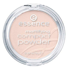 essence Mattifying Compact Powder, No. 10 Light Beige, Nude, for Combination Skin, for Dry Skin, for Blemished Skin, Mattifying, Matte, Vegan, Nanoparticles Free, Pack of 3 (3 x 12 g)