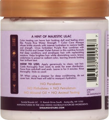 SHEA MOISTURE SheaMoisture Strength and Color Care Masque for Damaged Hair Purple Rice Water to Replenish and Preserve 8 oz