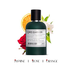 ARO FAC AMD Perfumes Flower Black 1391 Unisex Perfume - Long Lasting Men's Women's Fragrances - Gift for Men and Women Eau de Parfum EDP 100ml
