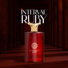 AMD Perfumes INTERVAL RUBY Unisex Perfume - Classic Perfume for Men and Women - Long Lasting Men's and Women's Fragrances with Blend of Musk and Sea Notes Eau de Parfum EDP 100ml