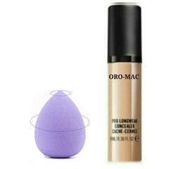 ORO-MAC Combo Matchmaster Foundation,Loose Face Powder,Concealer,Washable Sponge And Waterproof Sketch Eyeliner, (Pack of-5