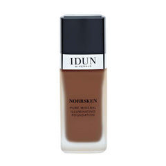 Idun Minerals Norrsken Longwear Liquid Foundation With Poreless, Luminous Coverage, Dewey, Glowing Finish, Vegan, Cruelty & Silicone Free MakEUp, 225 Siv