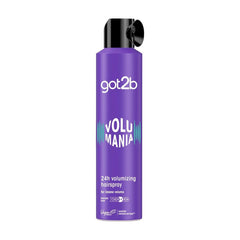 Got2B Volumania Hair Spray, Vegan, Strong Hold, Increases Hair Volume From Roots - 300ml
