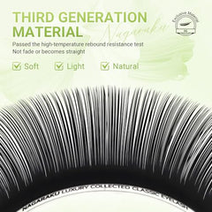 NAGARAKU Luxury Collected Classic Individual Eyelashes (C - 0.07-12mm)
