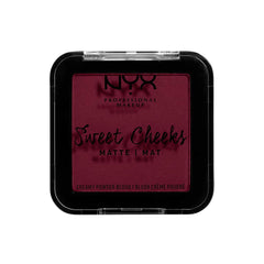 NYX PROFESSIONAL MAKEUP Sweet Cheeks Creamy Powder Blush Matte, Red Riot 03