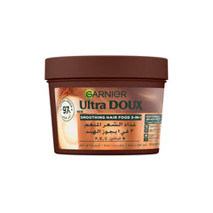Garnier Ultra Doux Hair Food Smoothing Coconut and Macademia 3 in 1 Hair Mask For Frizzy Hair 390 ml