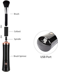 Electric Makeup Brush Cleaner and Dryer- Professional, Quick, Easy, Instant Drying, Rechargeable (USB cable included)