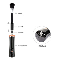 Electric Makeup Brush Cleaner and Dryer- Professional, Quick, Easy, Instant Drying, Rechargeable (USB cable included)